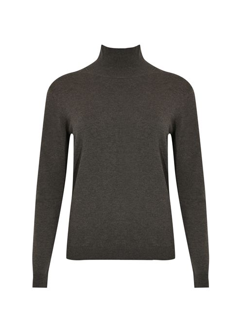 Dolcevita Kiku in filato di seta e lana Grigio scuro WEEKEND MAX MARA | 2525366012600005